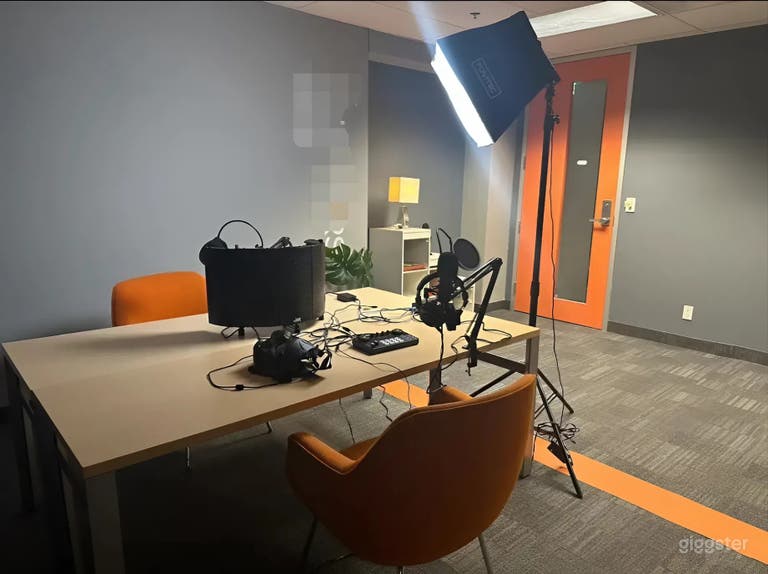  Pro Podcast Studio with Broadcast Audio & Video Setup 
