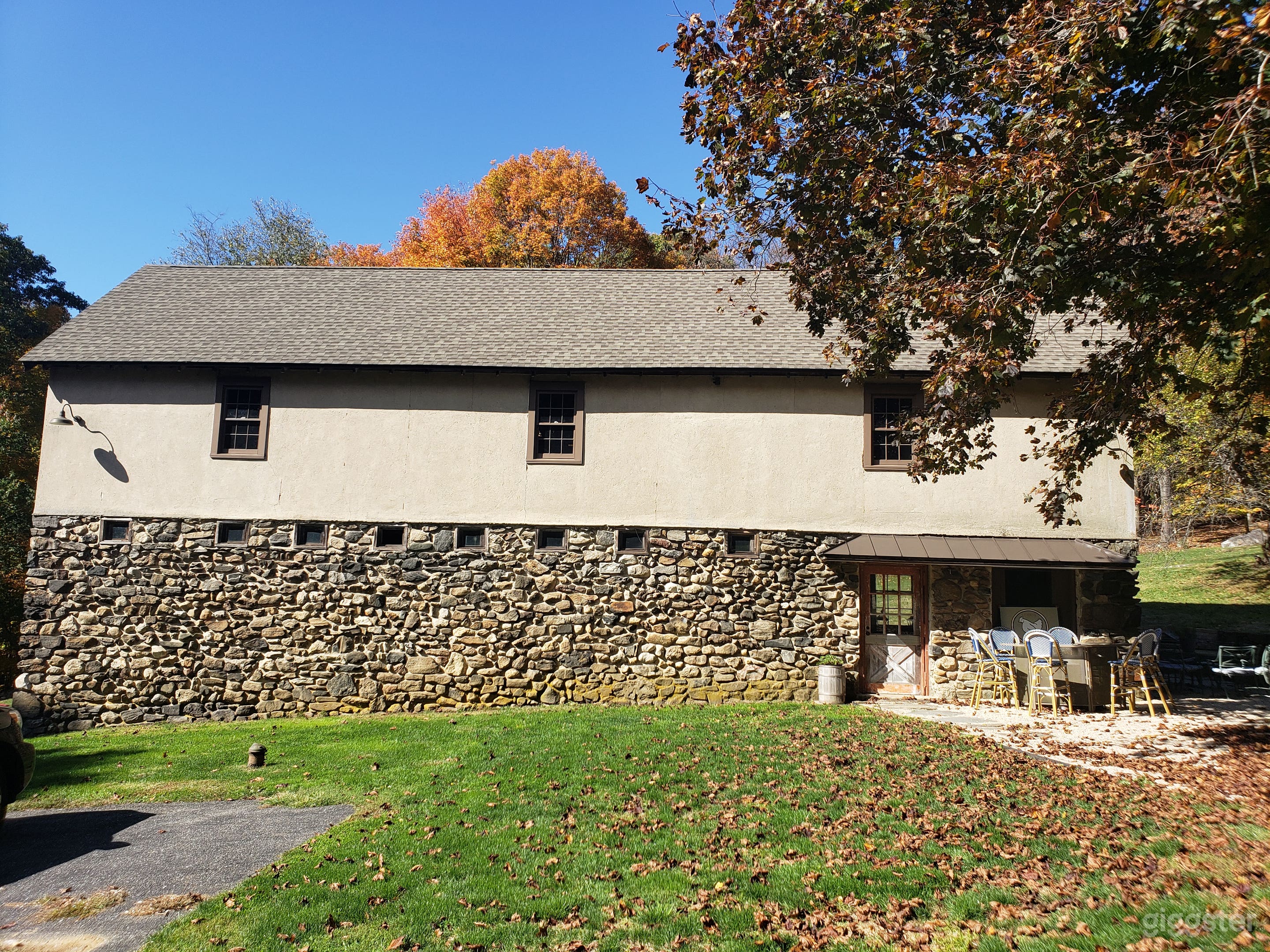 Historic stone barn 1890s- 2400 sf. Complete with HVAC and wood burning stove