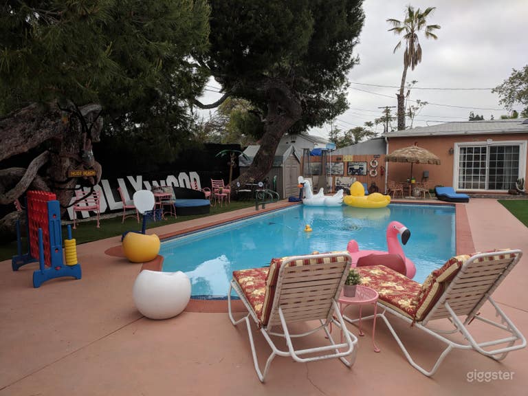  Recent tv commercials shot poolside; APPLE APP. GEICO, TOMMY CHONG DISPENSARY, RUE 21 