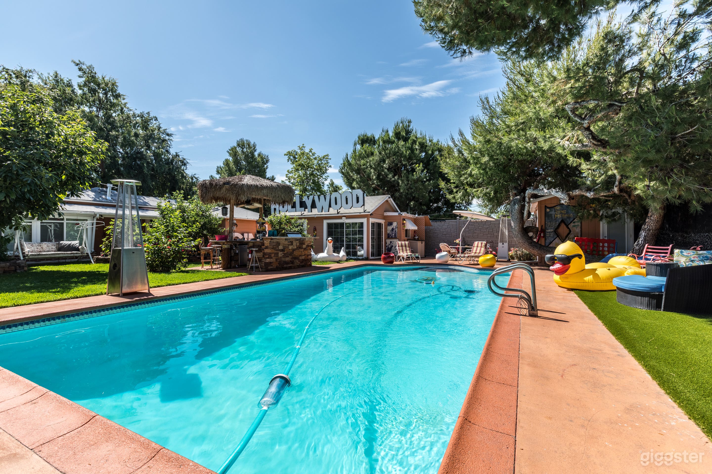 38 foot pool voted top ten in California.