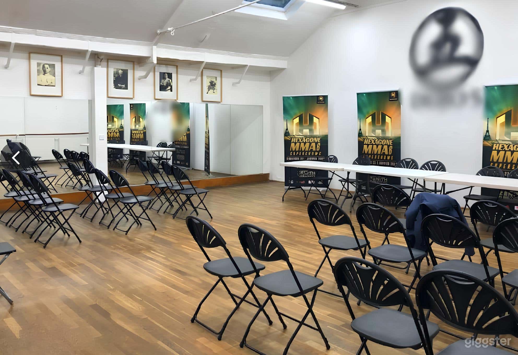 Beautiful Gym with Wooden Floors Photo 1