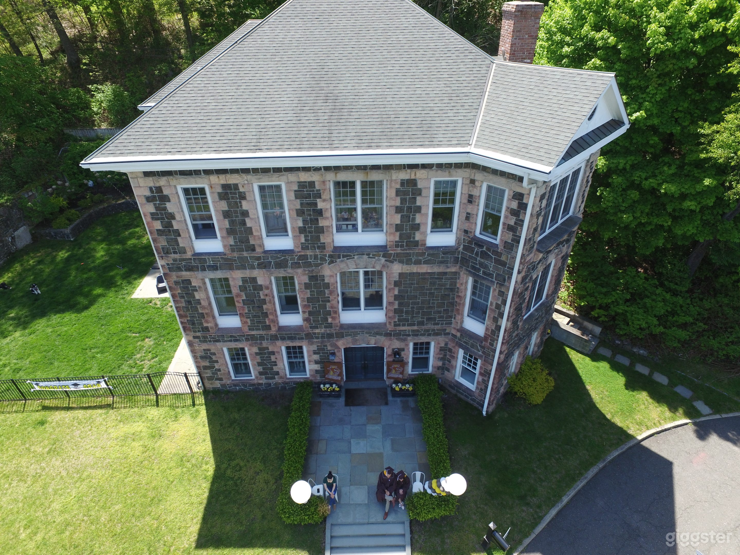 Stone Mansion Modern interior Hudson River Views Photo 1