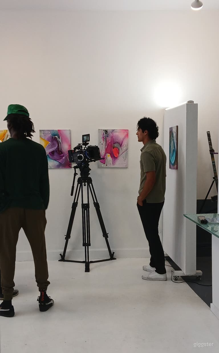  Art Lounge Space for Filming in Wynwood 