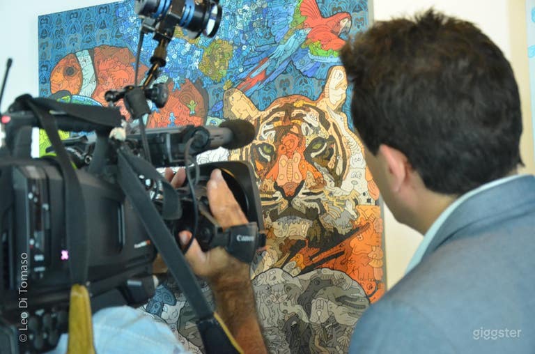  TV Photoshoot at the gallery space 