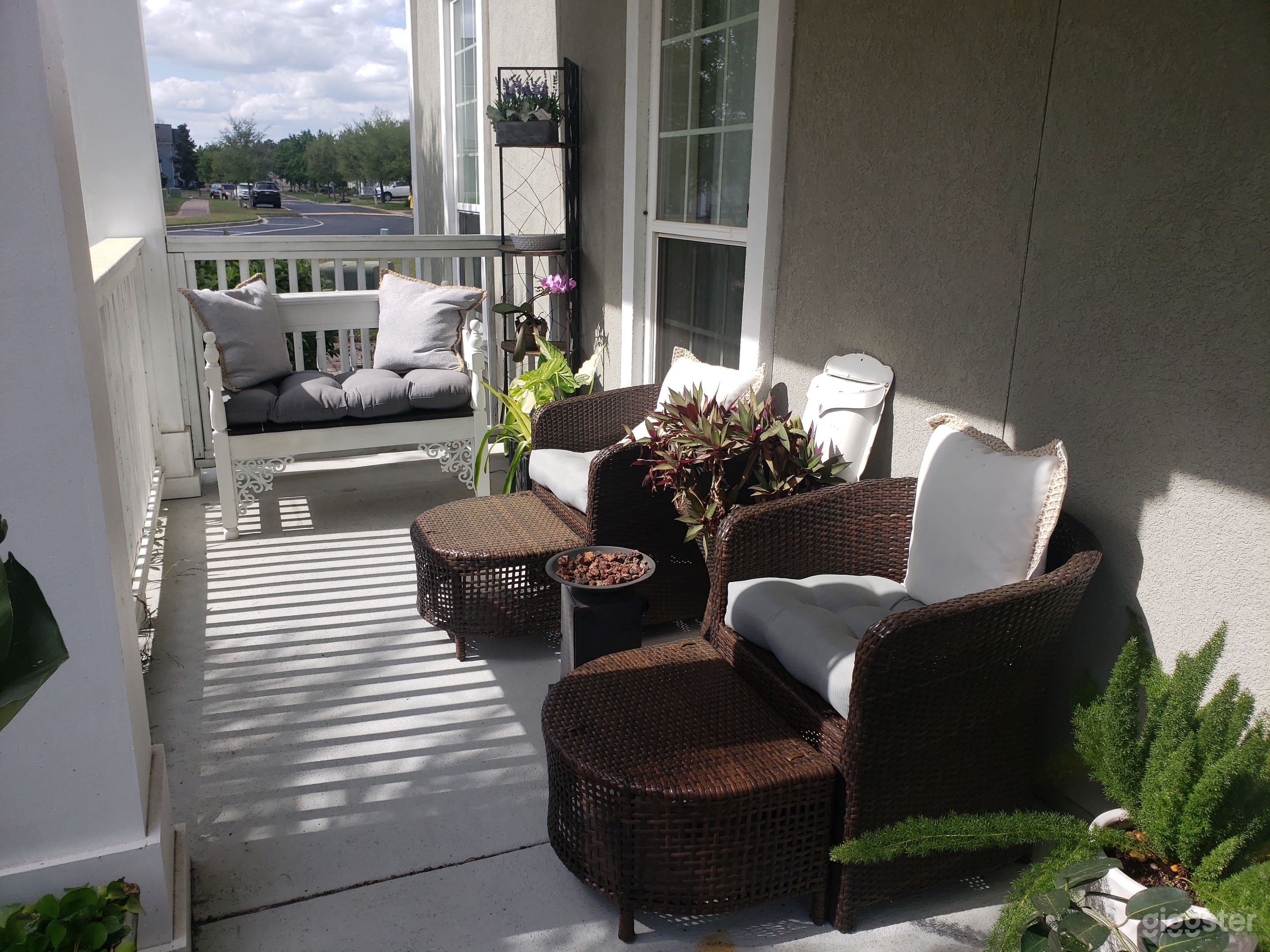 Front balcony