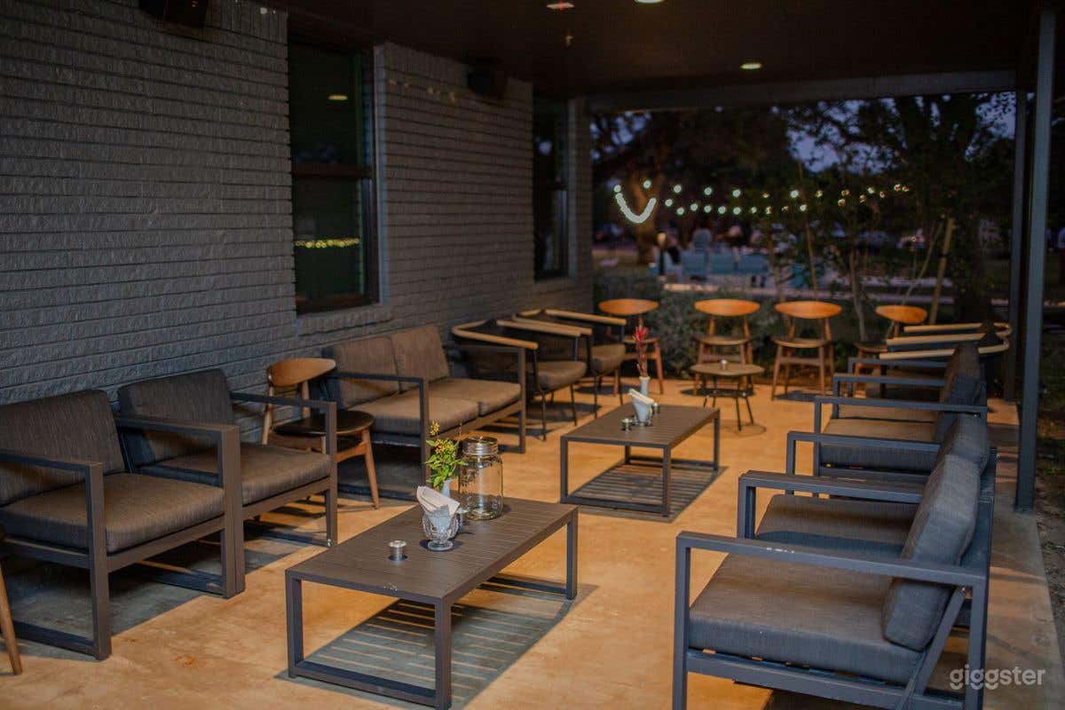 Stylish Meeting Boardroom and Covered Patio Photo 2