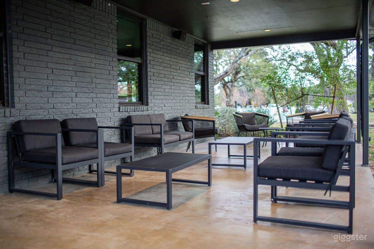 Stylish Meeting Boardroom and Covered Patio Photo 4