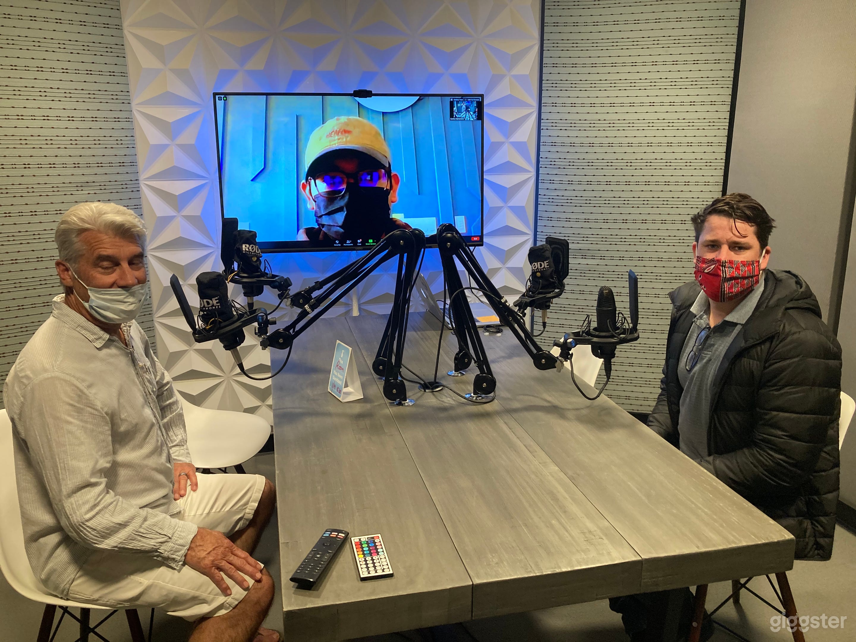 Modern Audio Recording Podcast Room Photo 4