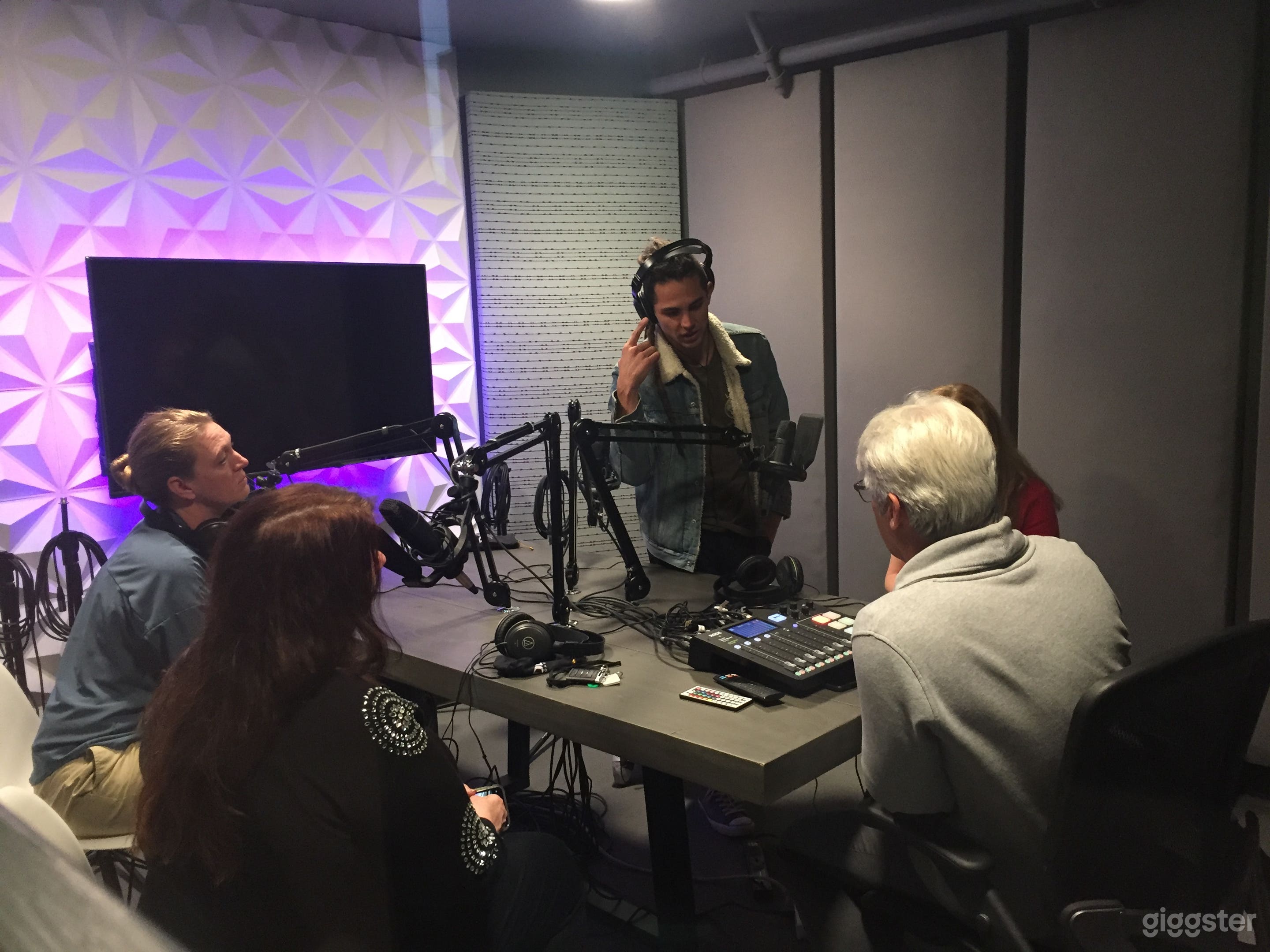 Modern Audio Recording Podcast Room Photo 2