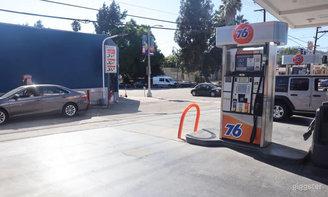 Gas Station with Huge Parking Lot Photo 4