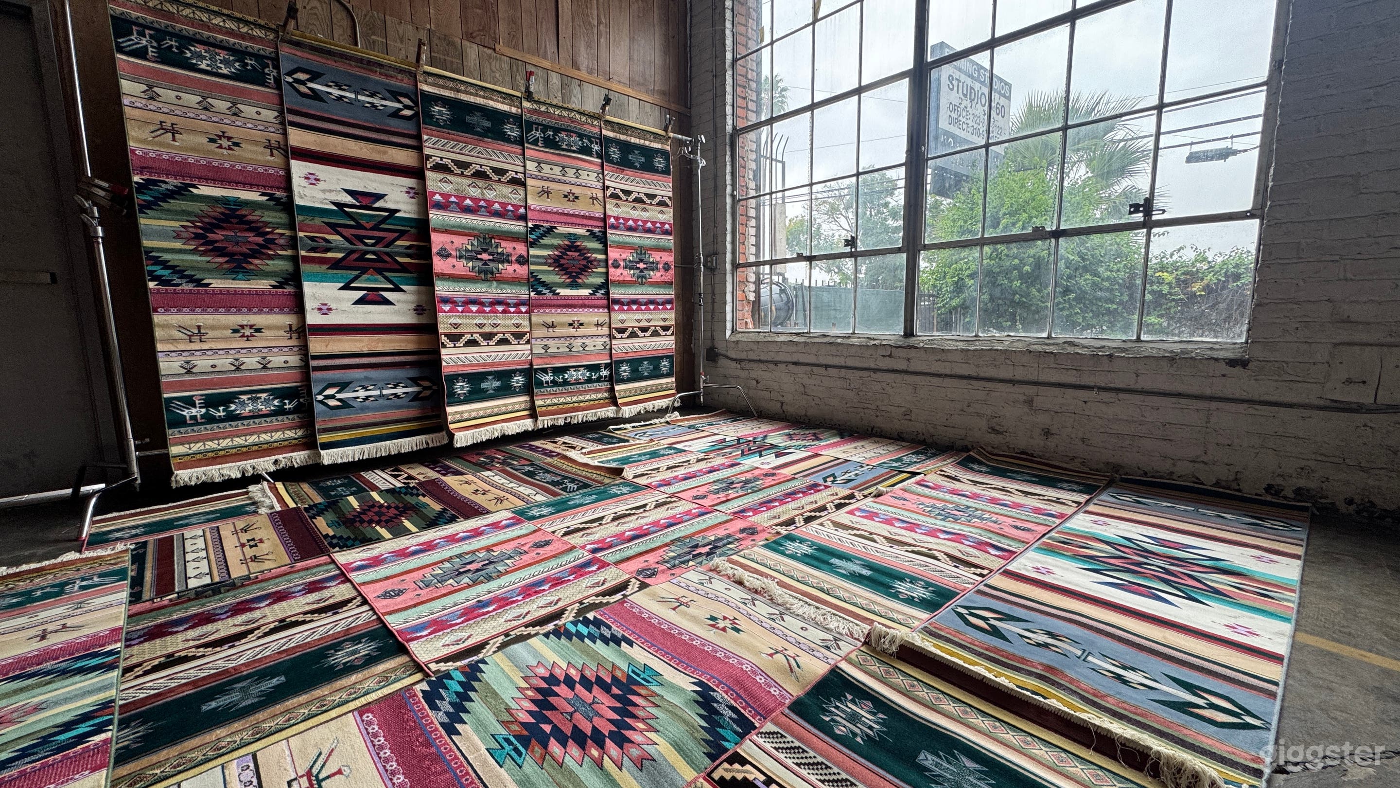 Persian Rug Standing Set in Certified Studio Photo 2