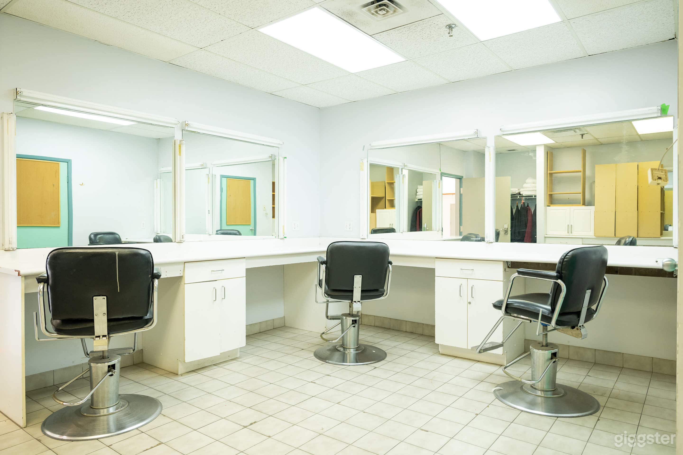 Hair and Make Up room