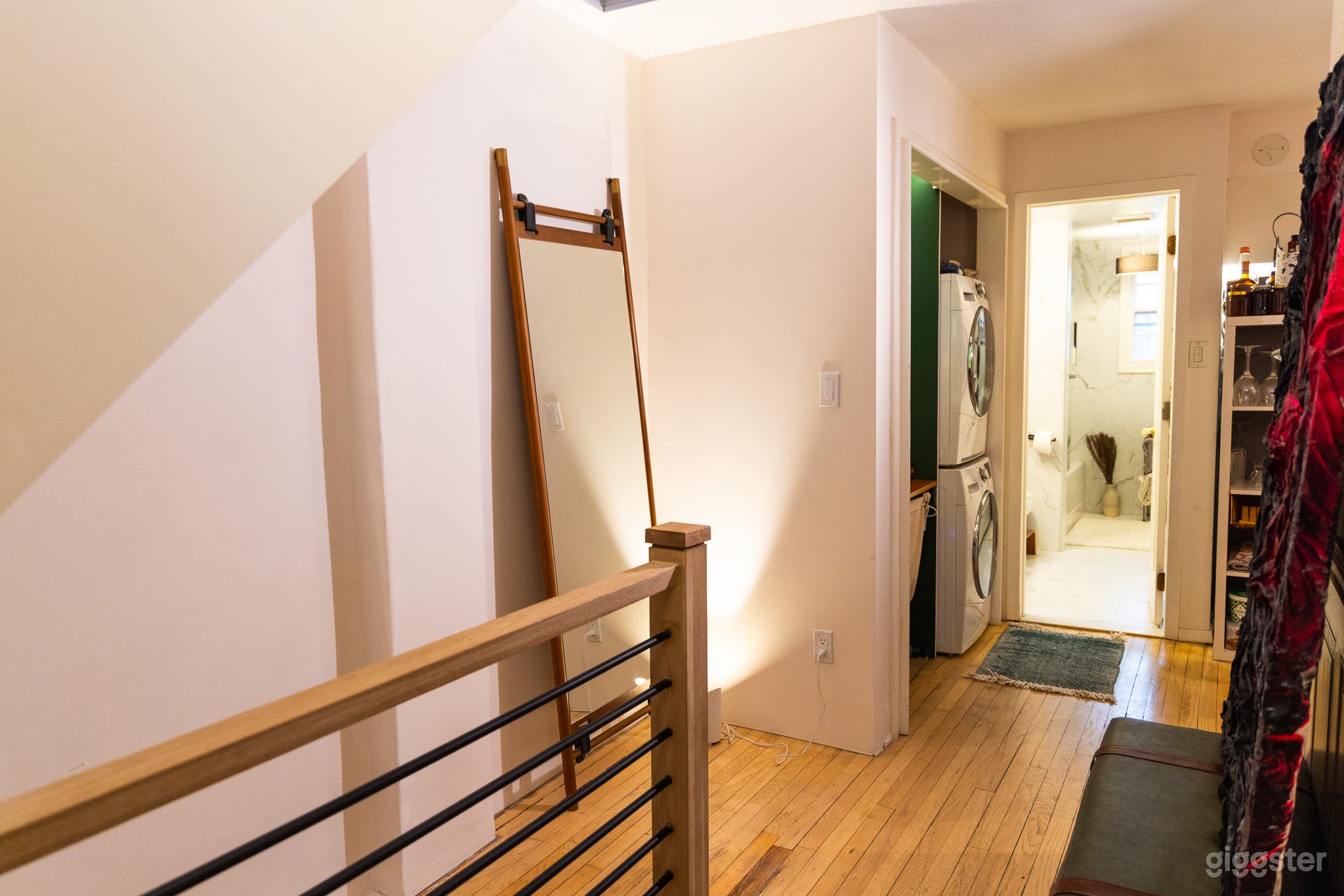 Entry Foyer with Stairs to Basement