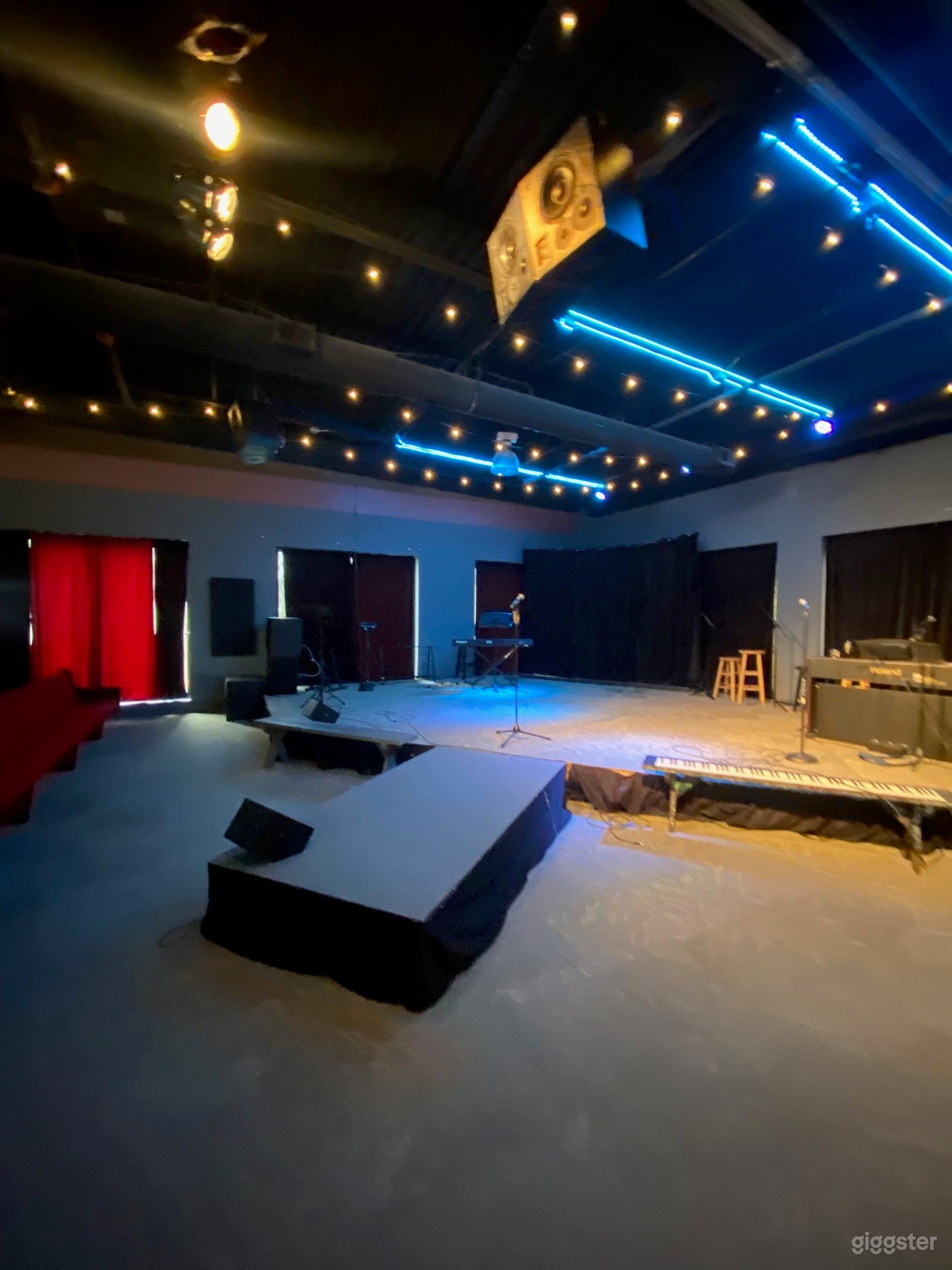 Concert Hall: Sits 250 and can fit up to 300 