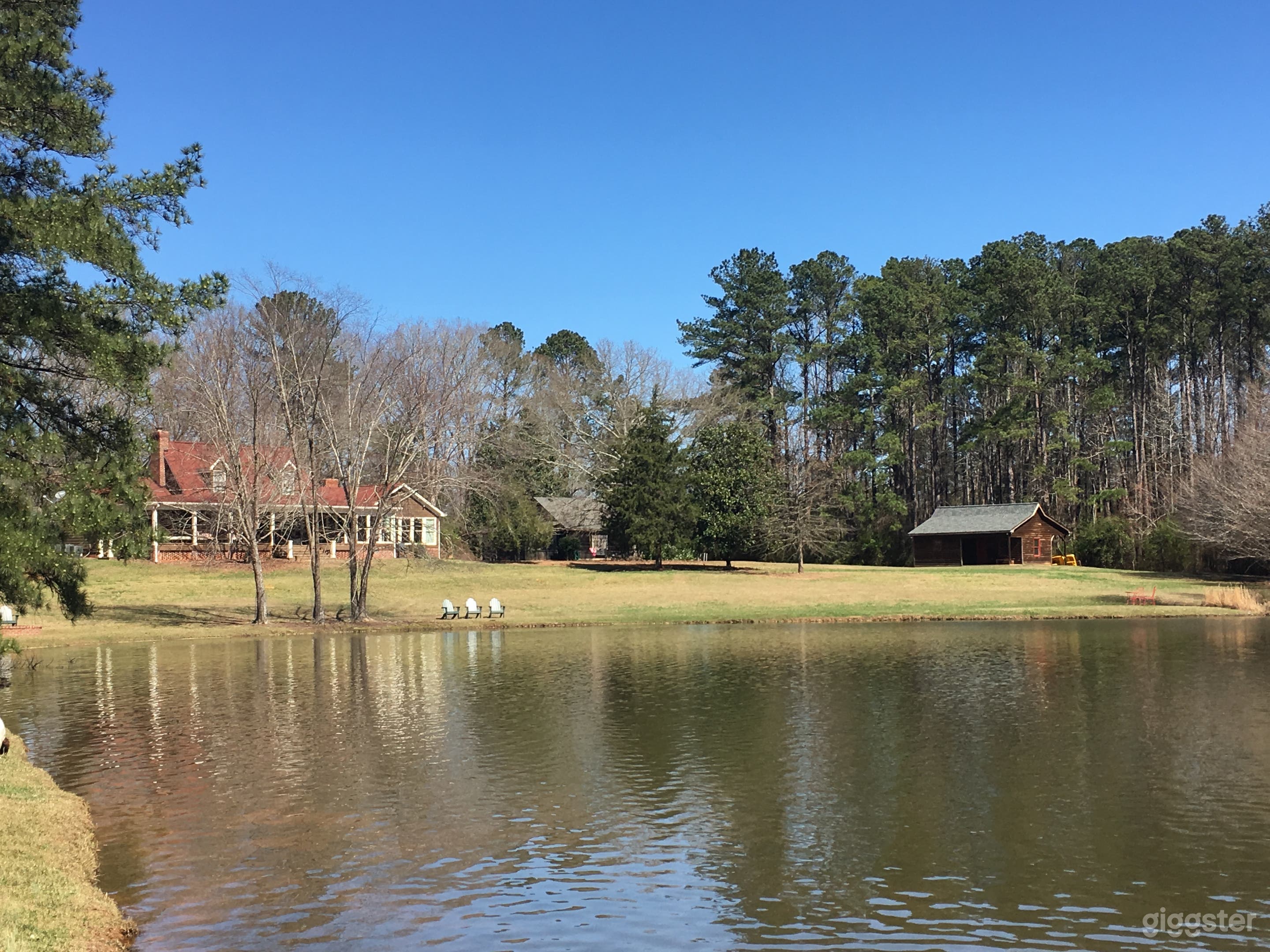 House view from the dock