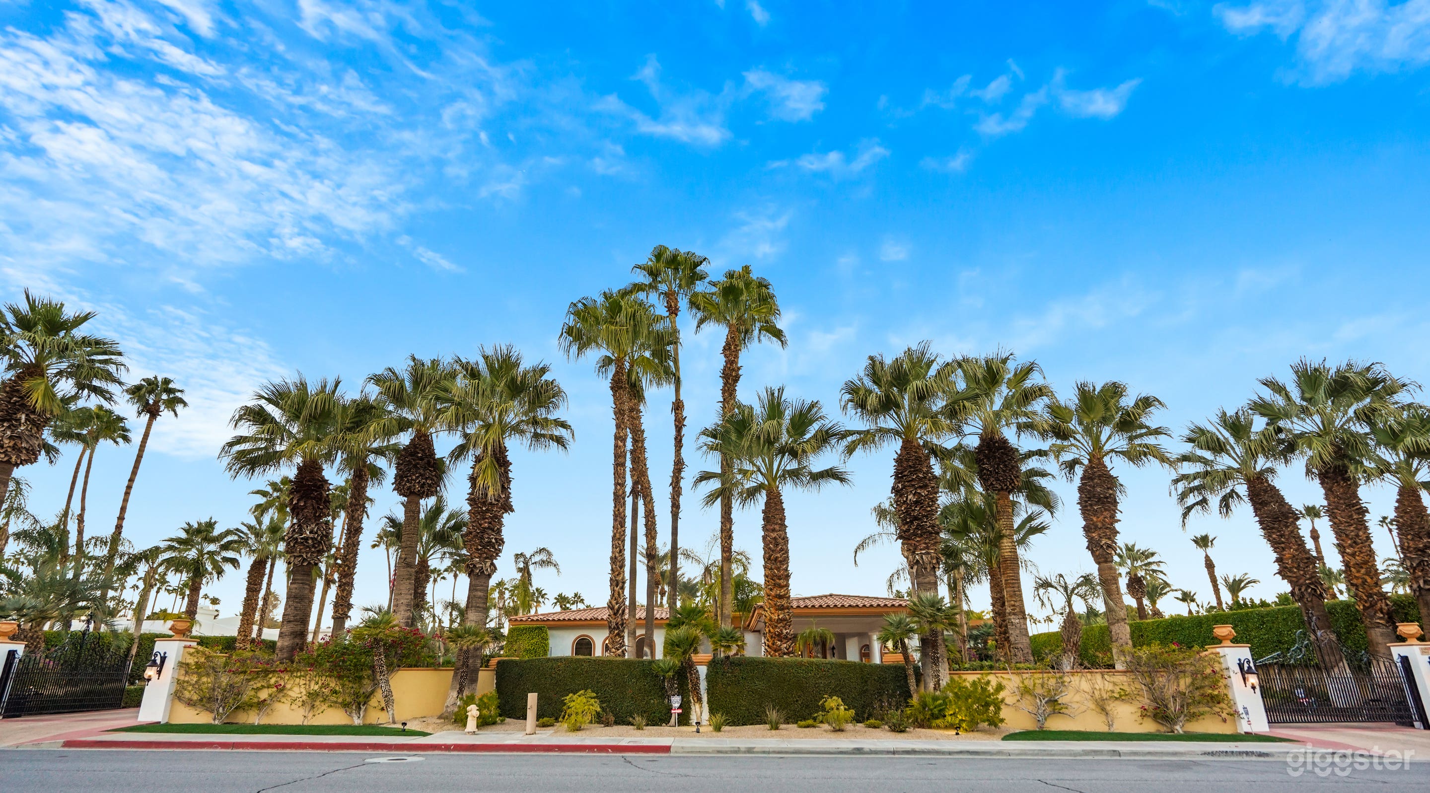 impressive estate entrance