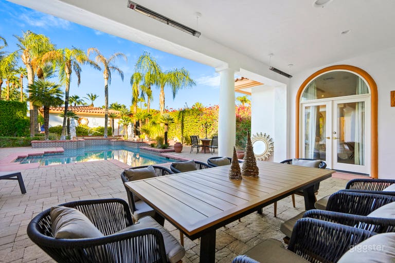  pool area with outdoor Jacuzzi and BBQ are 