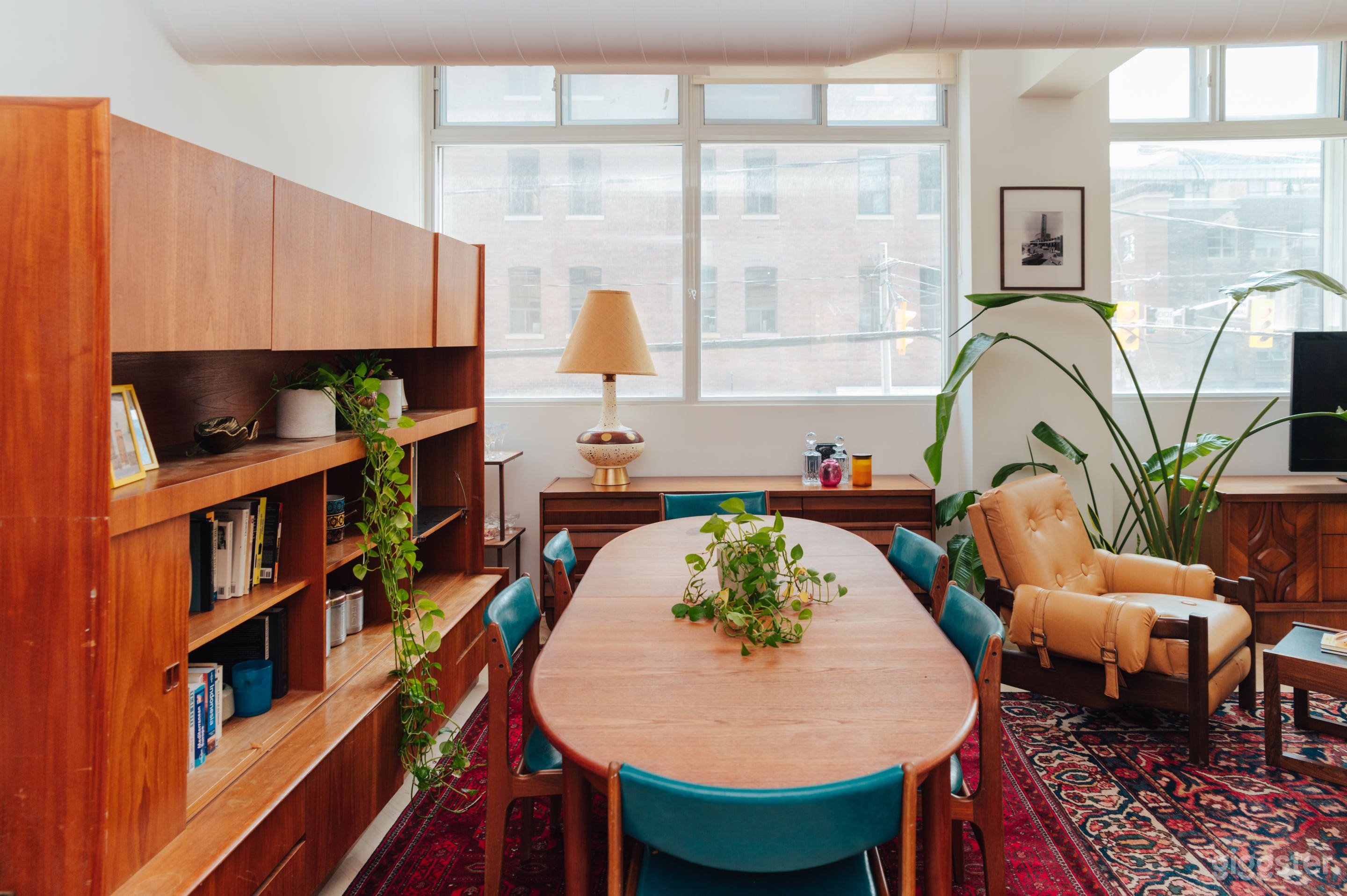 Extra-Large Teak Table - extends and contracts. Seats up to 10.