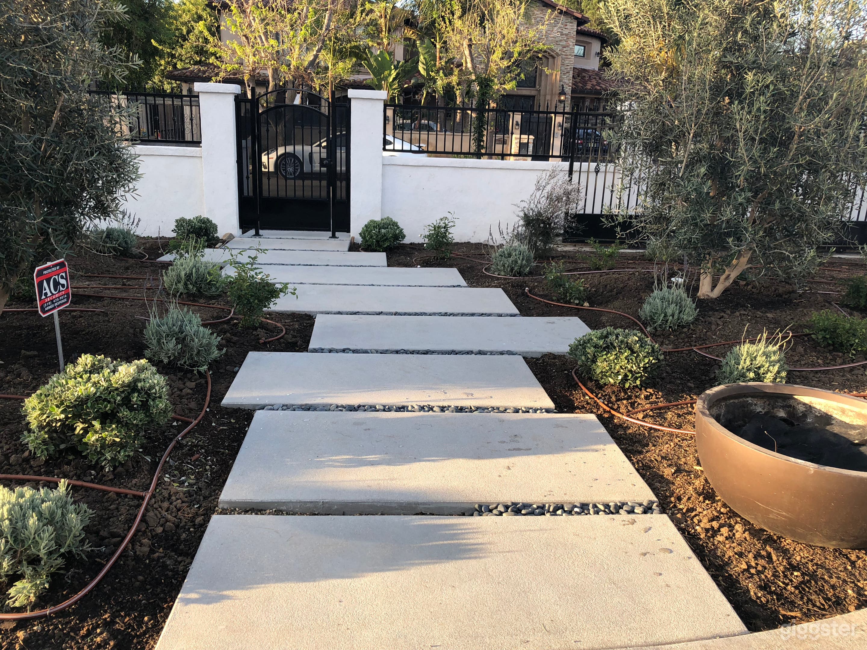 Front Gate Entry Path
