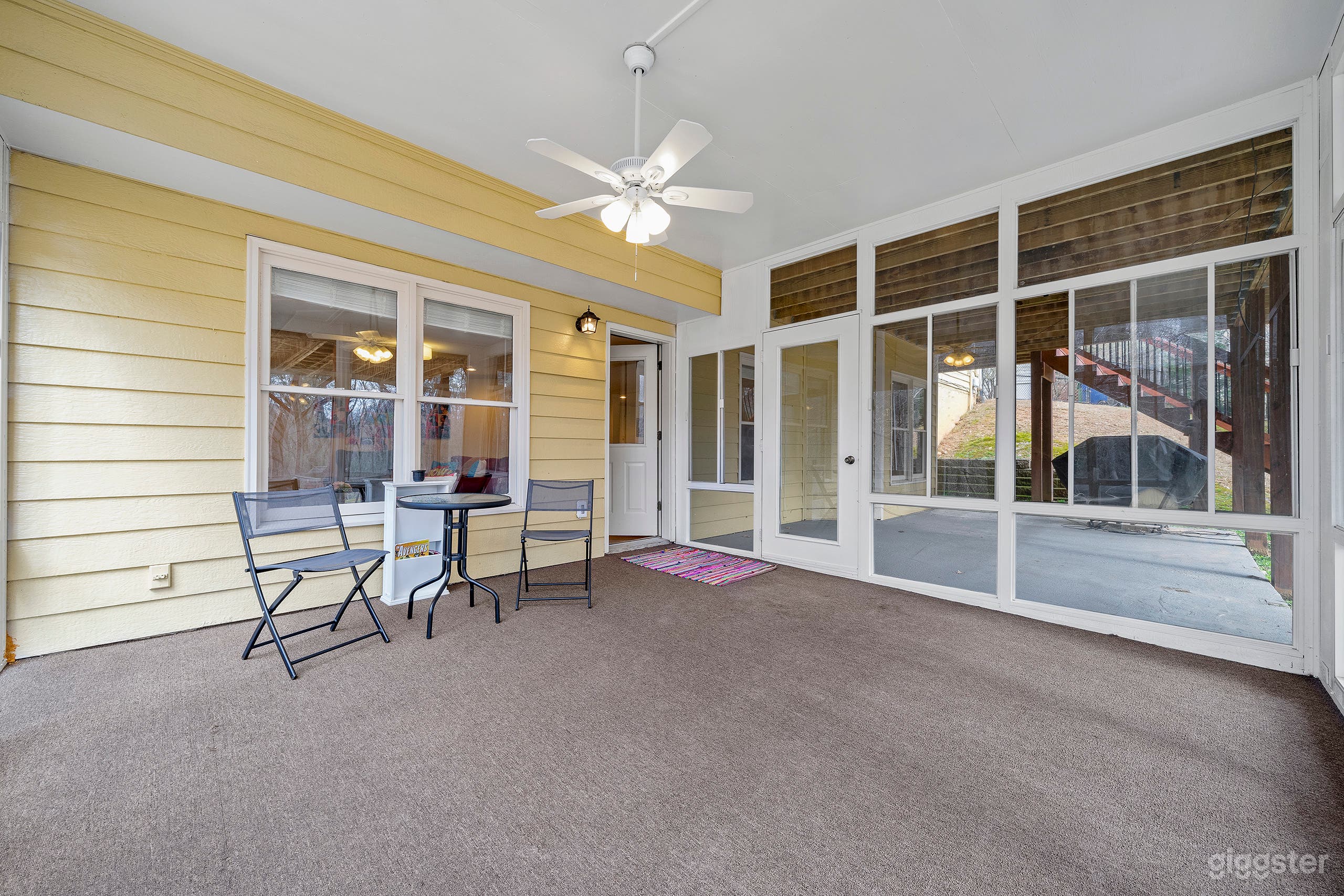 Sunroom at entrance.