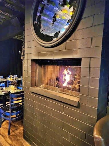  Dark-themed Event Space with Bar 