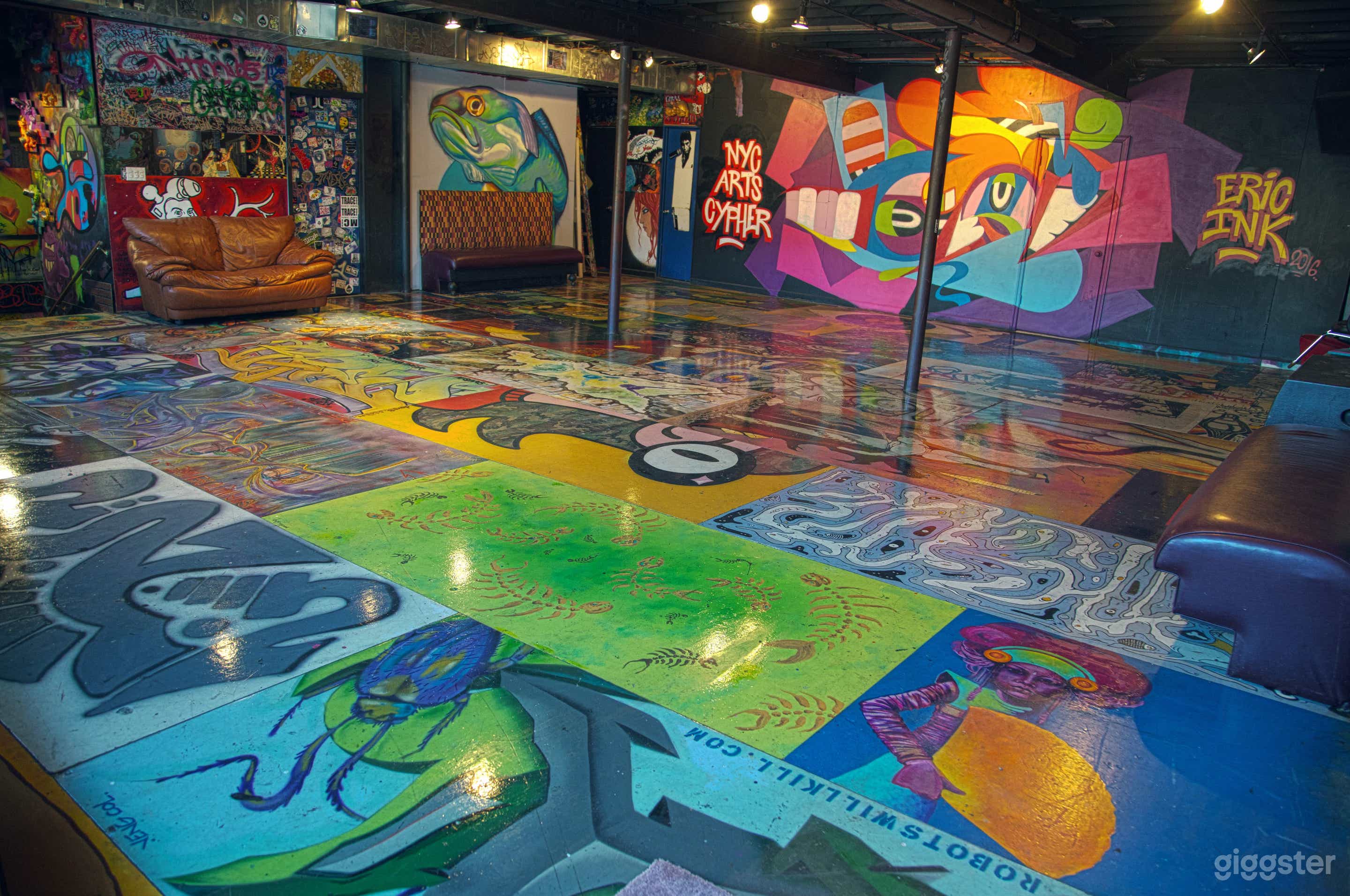 Colorful Energetic Art Infused Space Photo 2