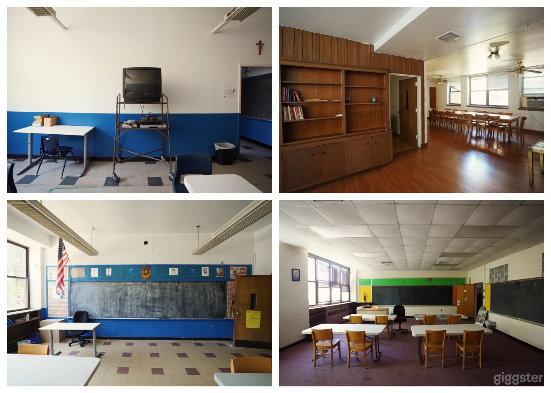 Retro Brooklyn School with Classrooms Photo 1