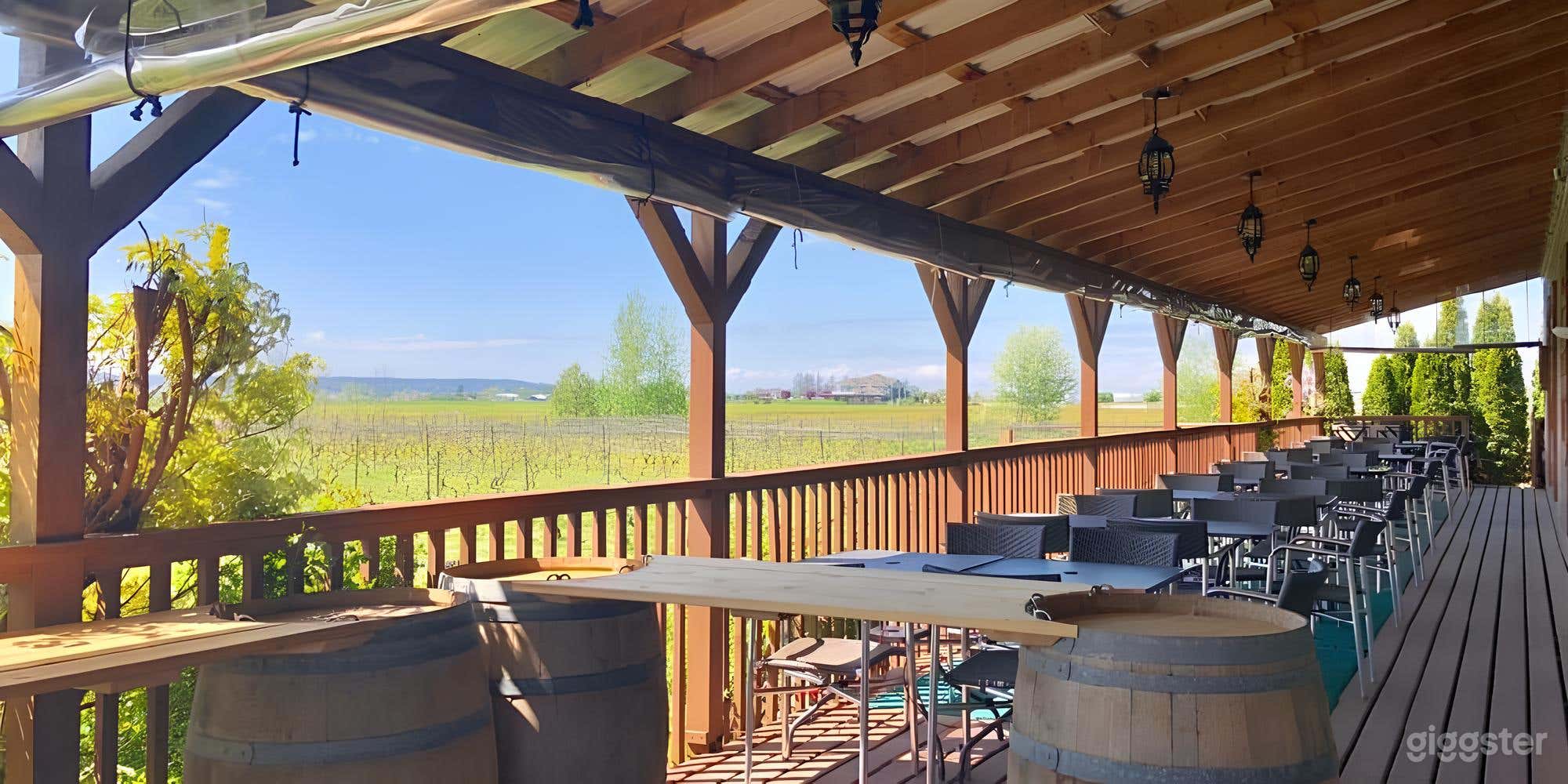 Patio Event Venue with a Beautiful Garden View Photo 1