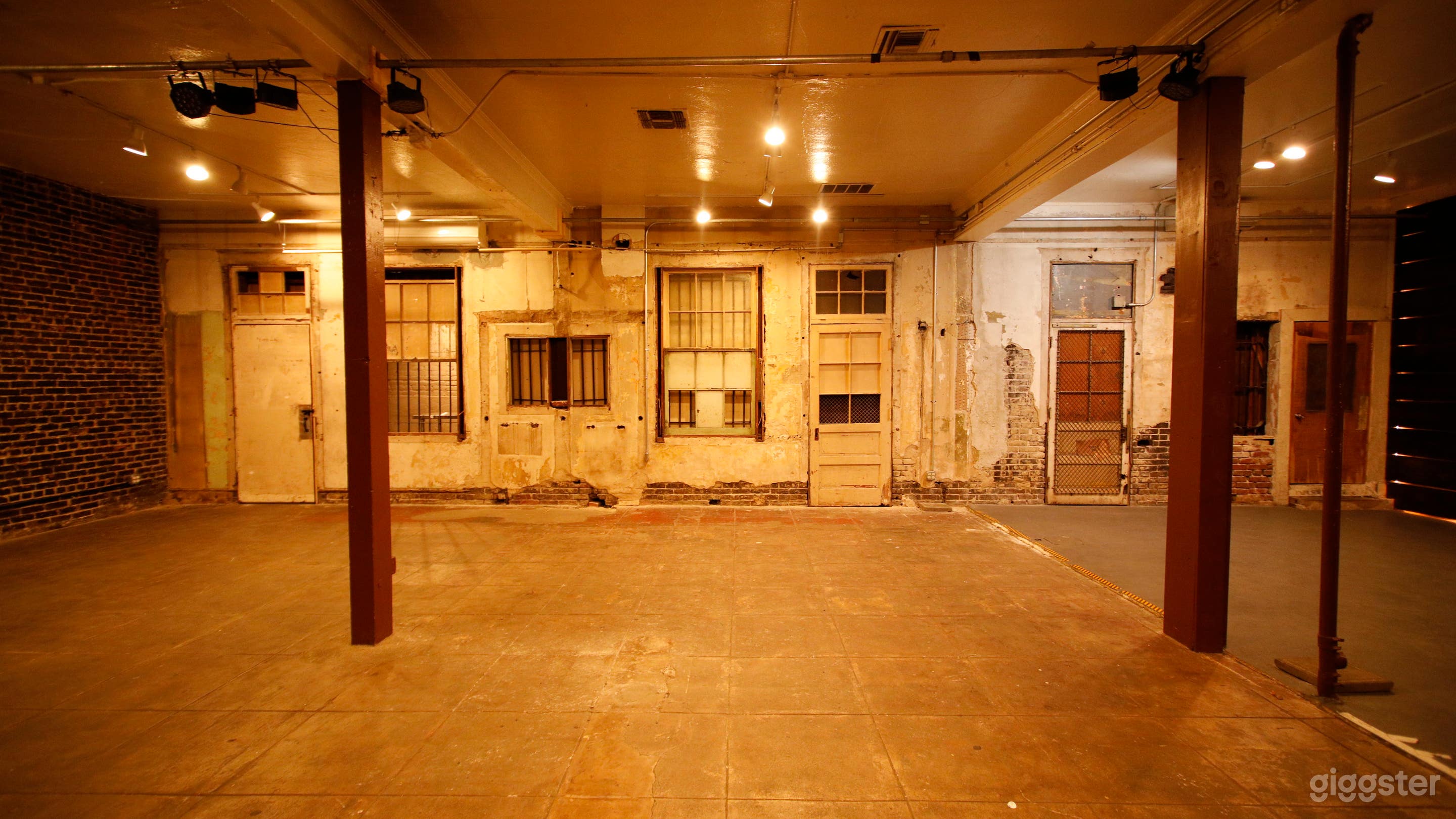 The Annex brick warehouse film studio