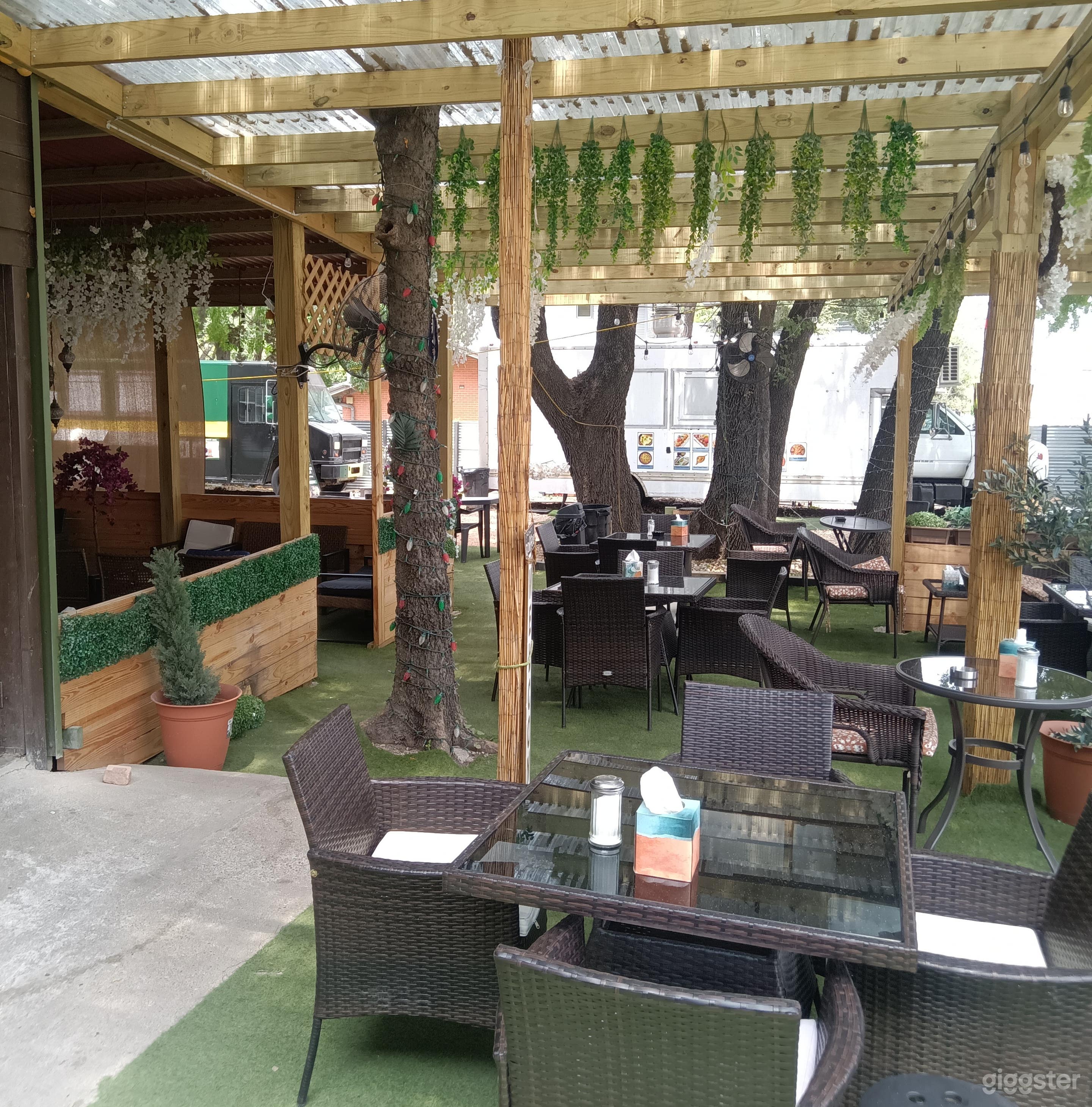 Rustic Outdoor Pergola Venue with Garden Vibes Photo 2