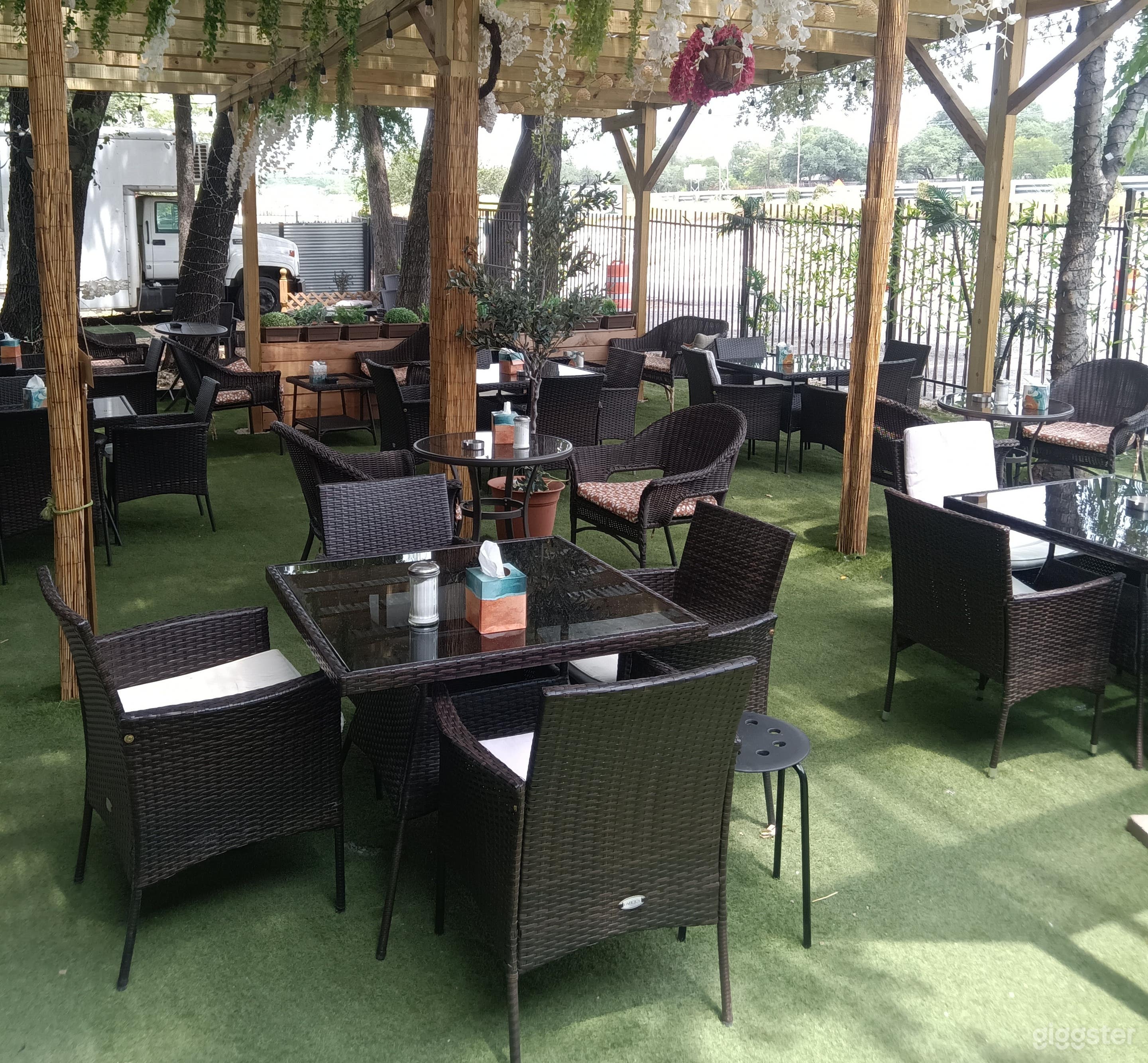 Rustic Outdoor Pergola Venue with Garden Vibes Photo 4