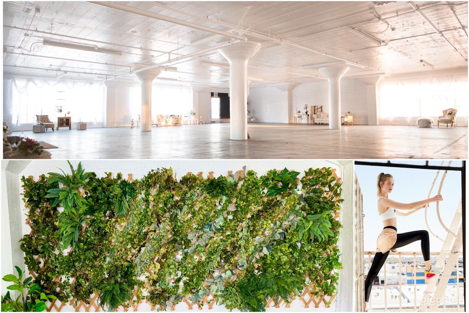 DTLA Industrial Studio w/ Greenery Wall Photo 1