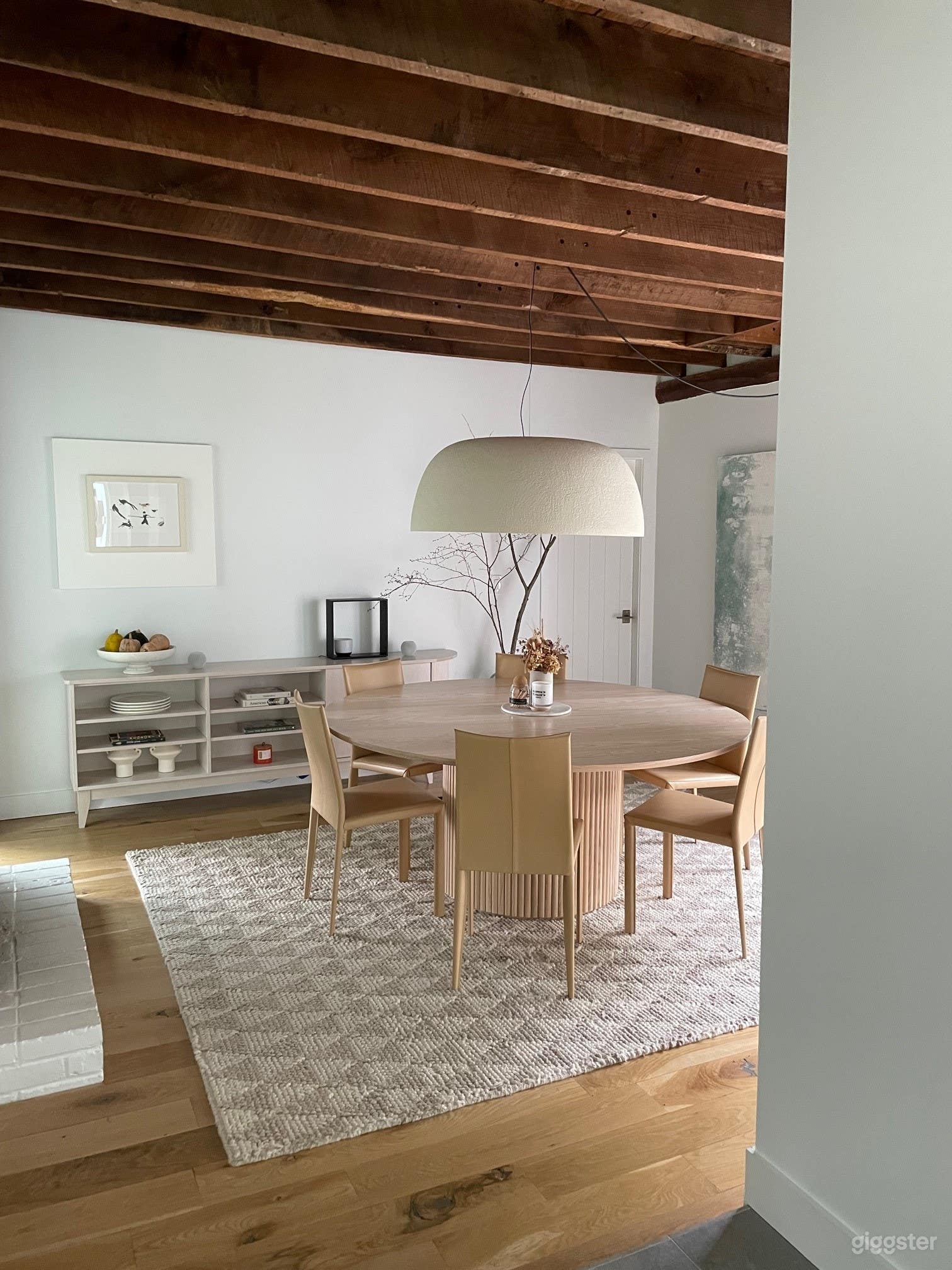 Dining room designed by renowned architect - available for filming/shooring