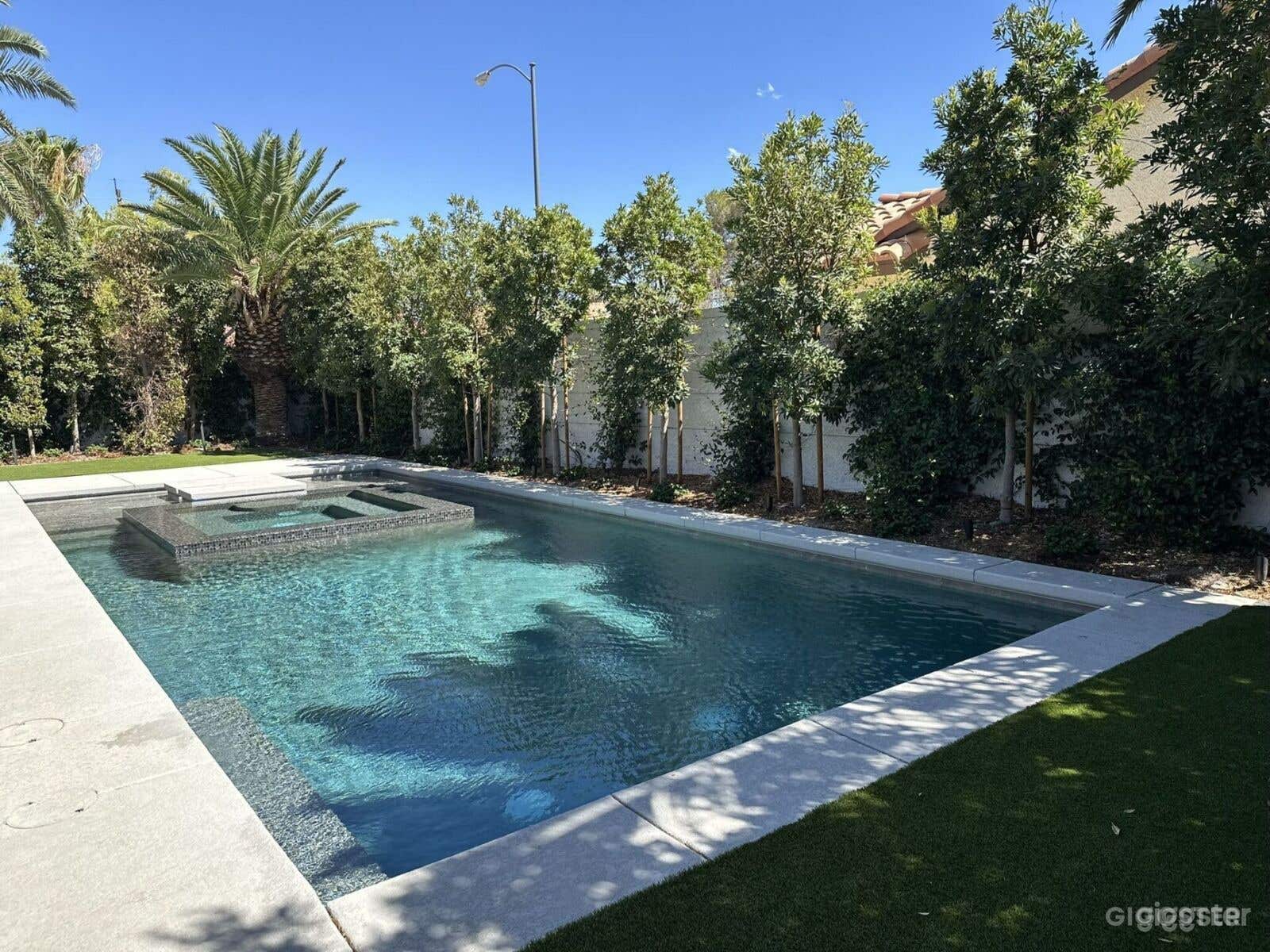 Stunning Pool in a Designer Oasis Home Photo 2