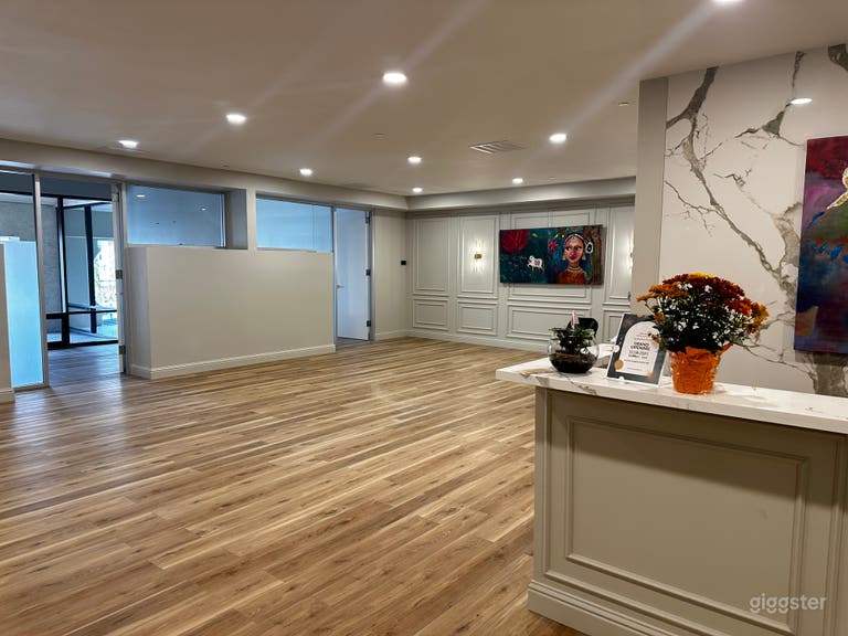  Estudio brillante y moderno lleno de arte en Burlingame 