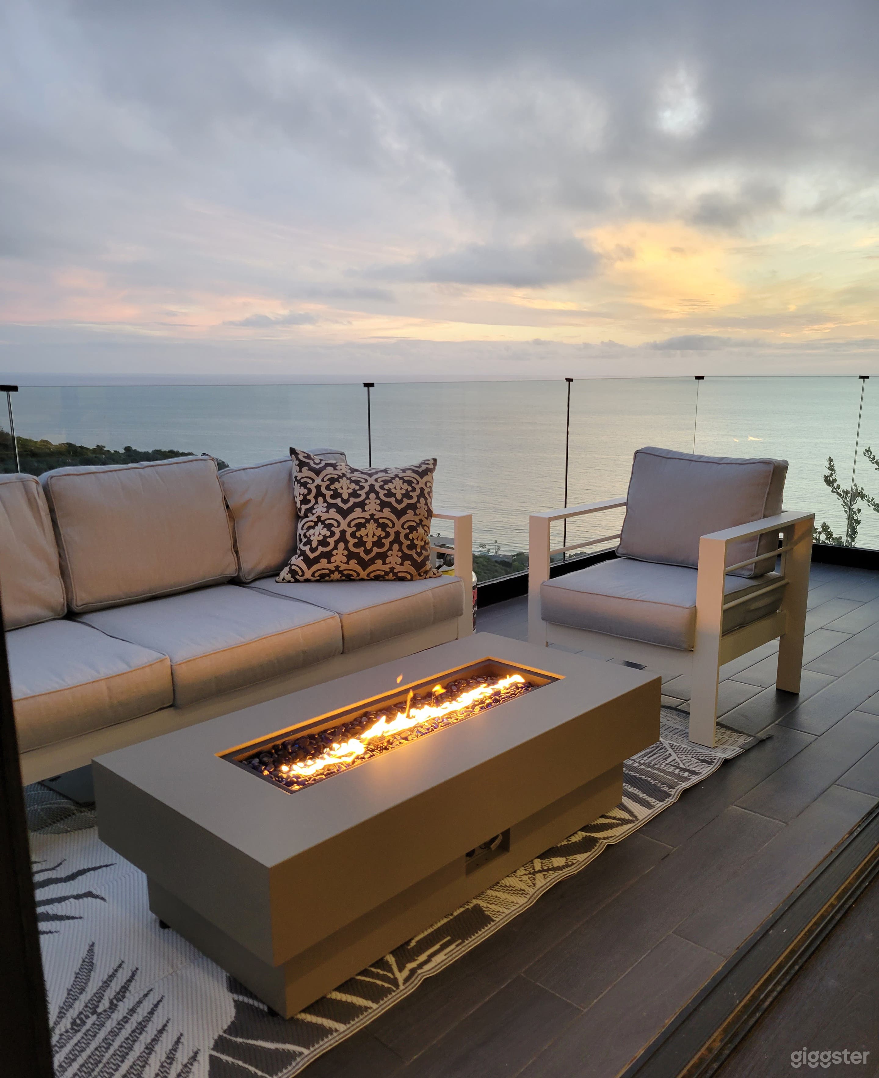 Living room deck area 