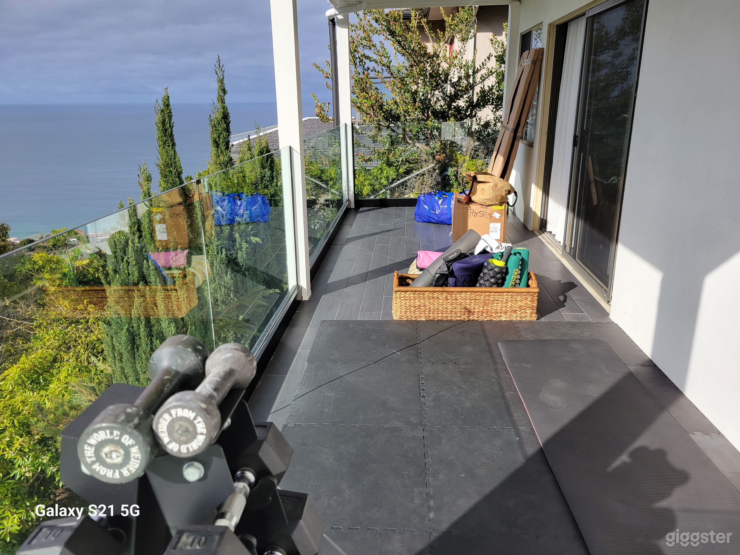 Out door working out area