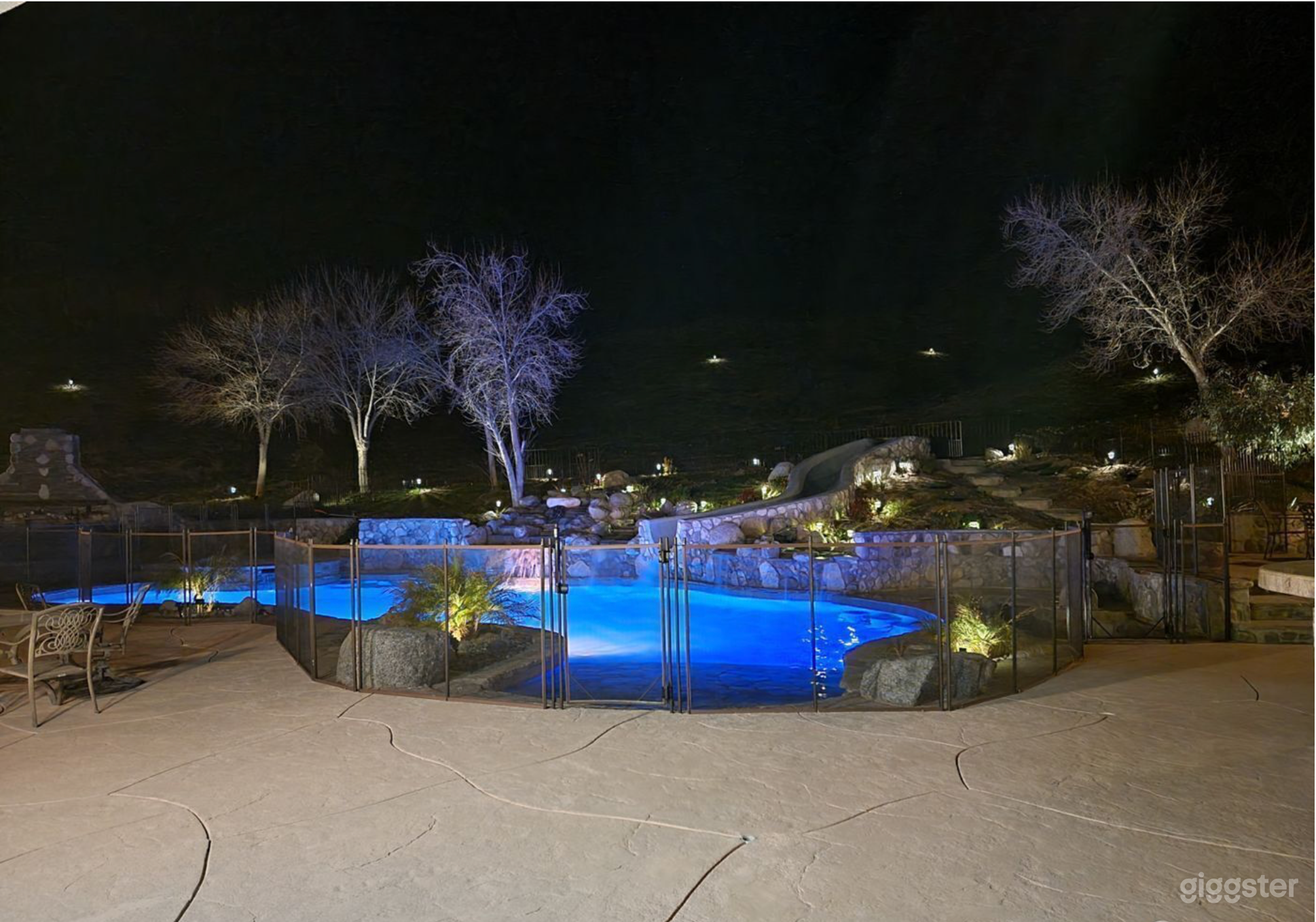 Resort Style Pool with Waterfalls Photo 2