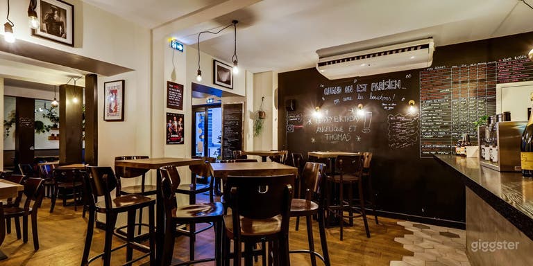  Cozy Paris Wine Bar with Indoor/Outdoor Seating for Events 