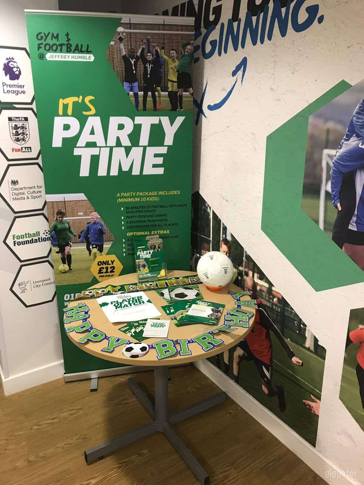 Football Themed Party Venue in Aintree Photo 3