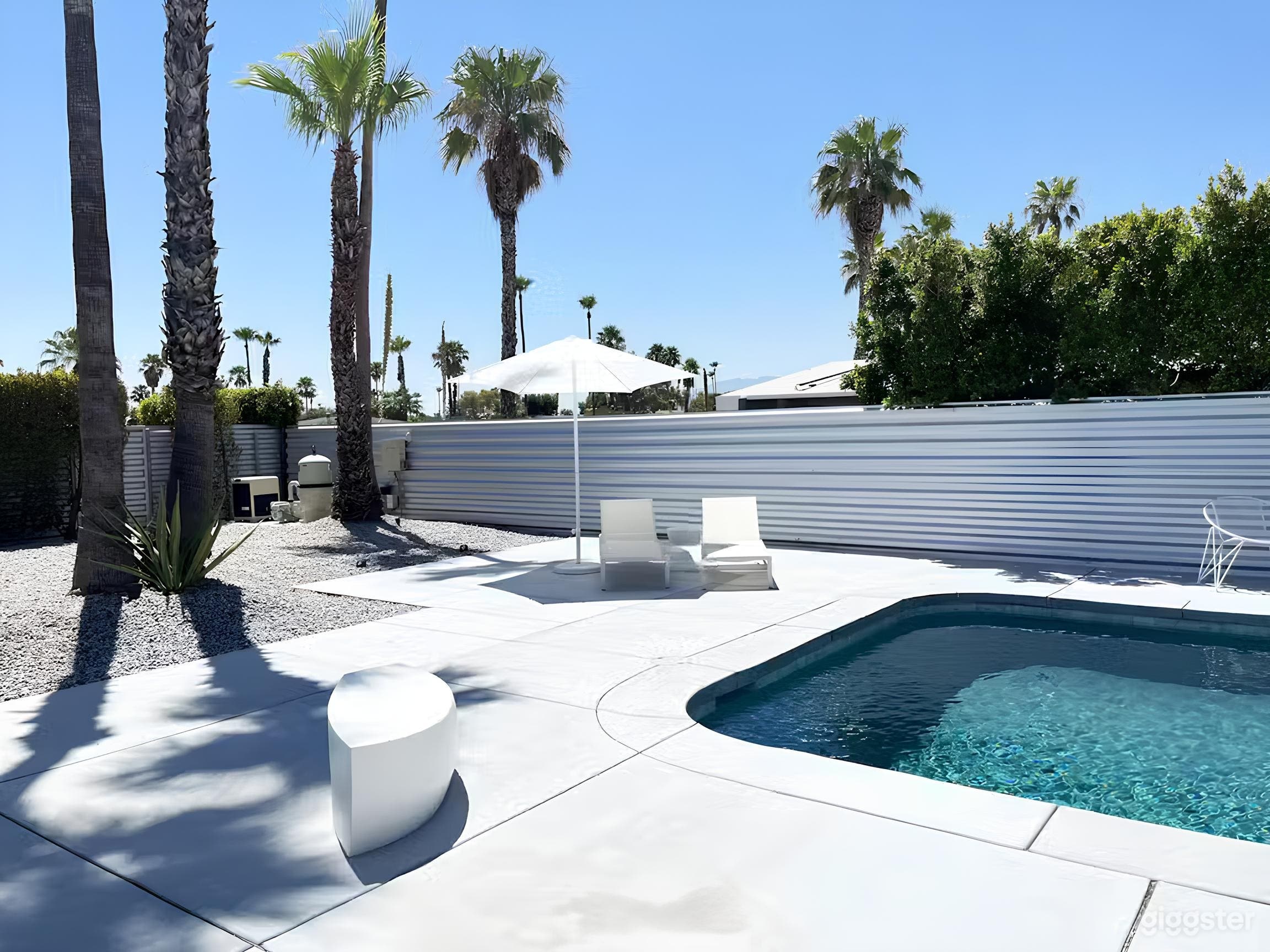 Beautiful Pool With Tanning Shelf Photo 3