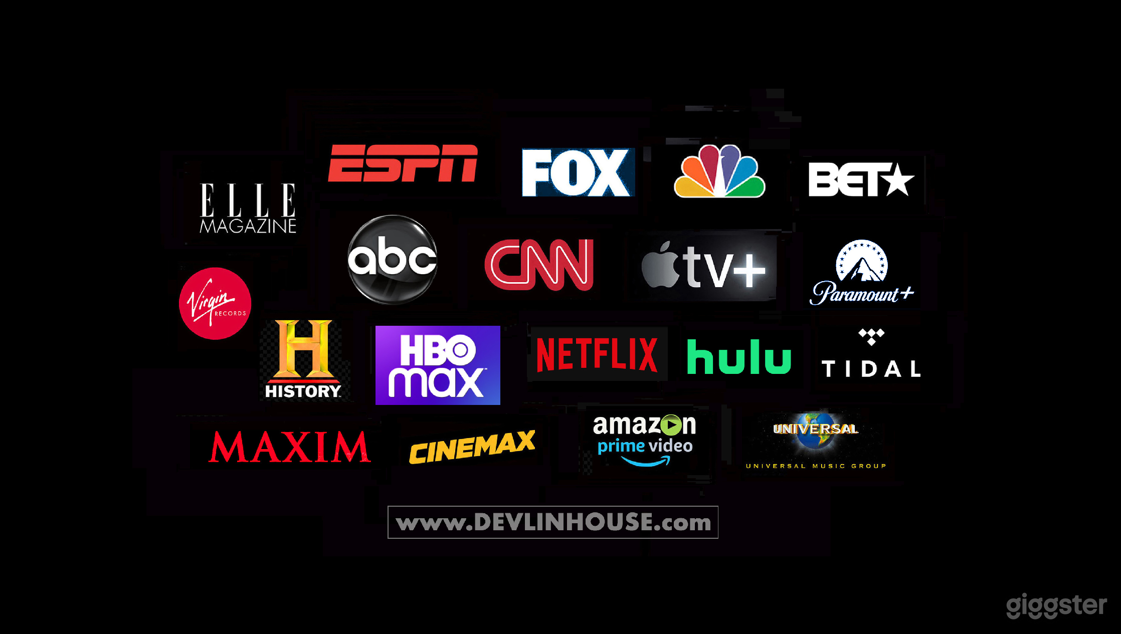All the biggest networks shoot at Devlin House!