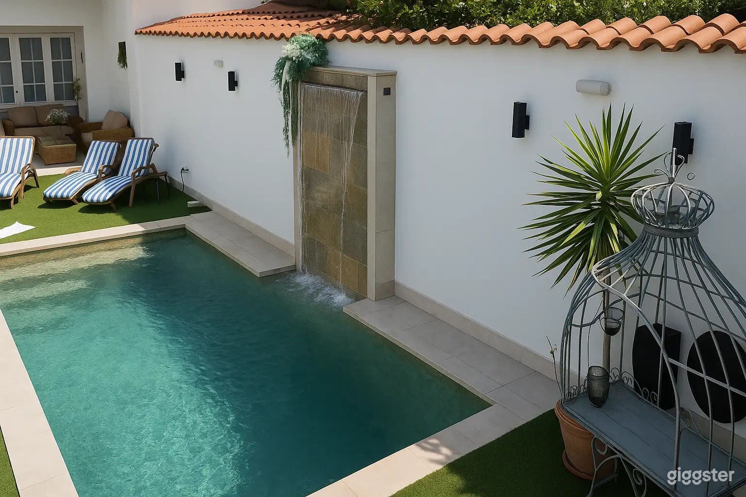 Acogedora piscina exterior en un hotel boutique del siglo XIX Foto 3