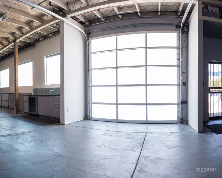  10 x 10 Garage door which can be blacked-out 