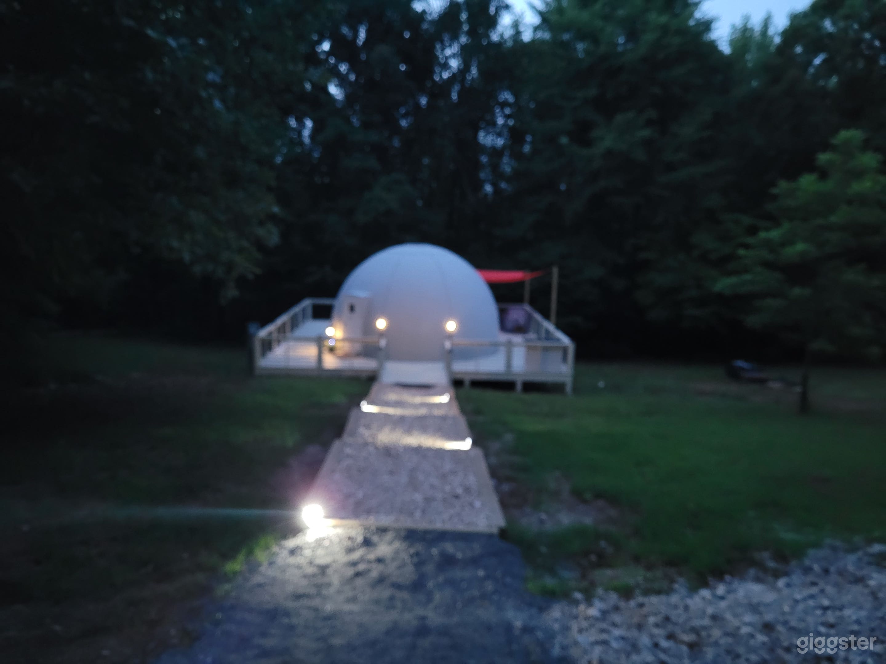 Unique Geodome on 100 Acres with Woods and Fields Photo 3