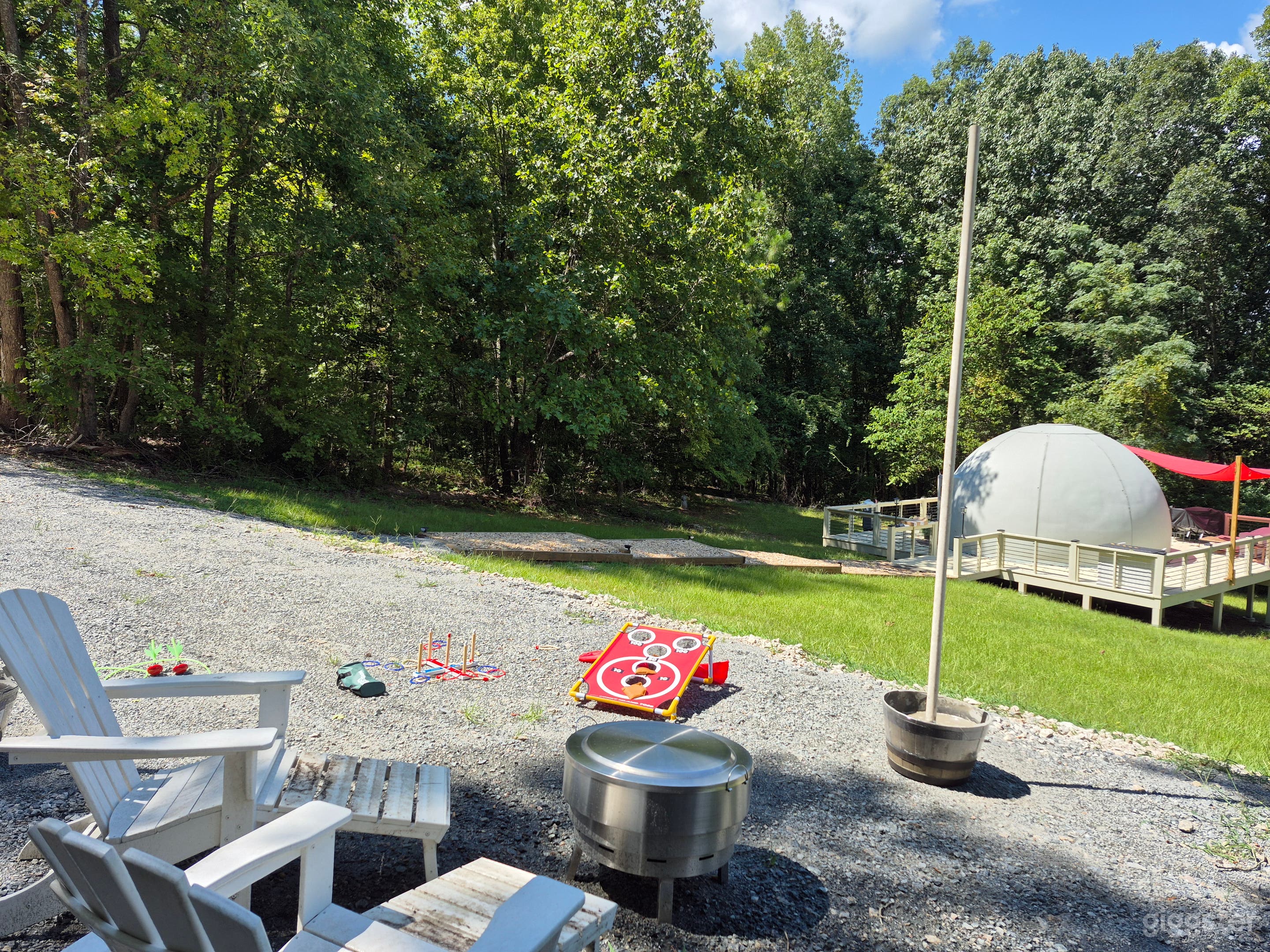 100 acre wooded property with unique geodome structures Photo 2