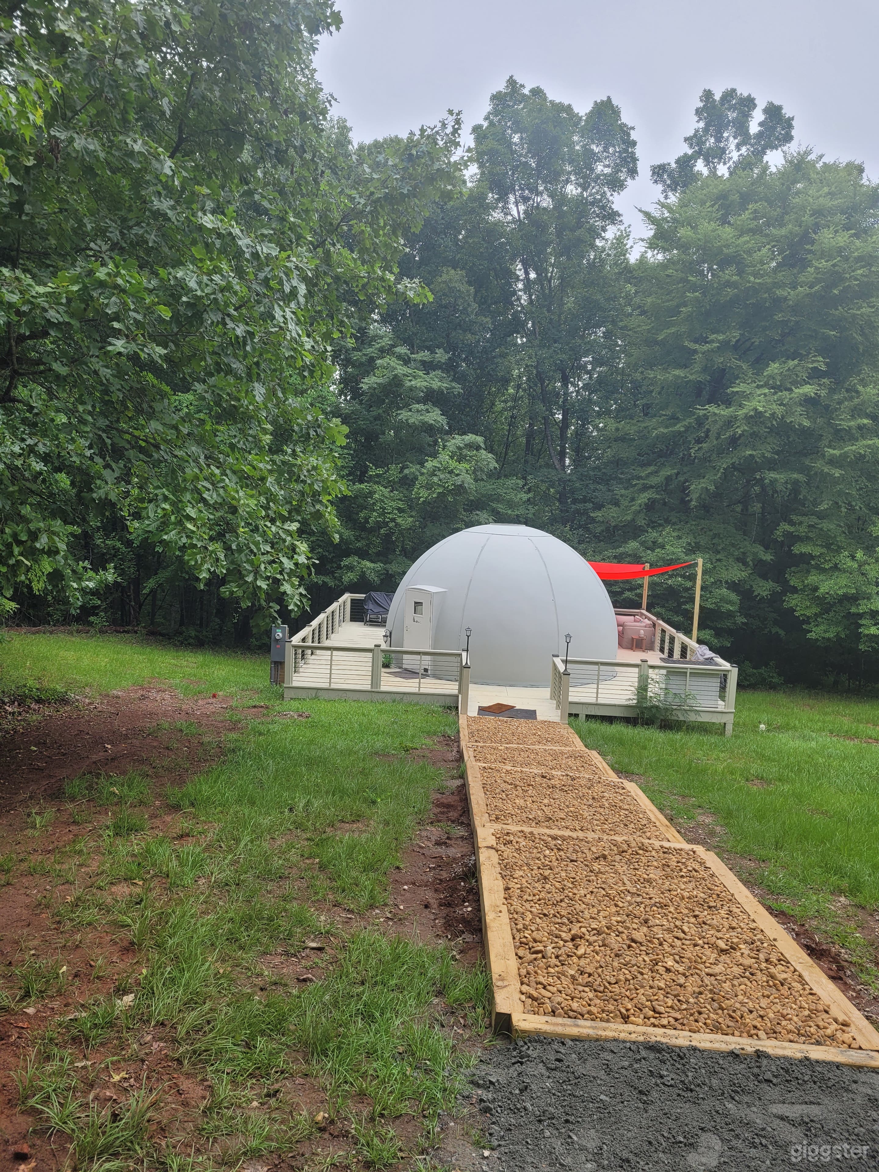 Unique Geodome on 100 Acres with Woods and Fields Photo 2