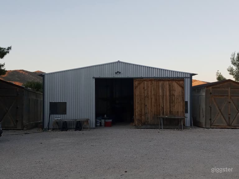  24x36 Outdoor unheated Barn with good daylight warmth all year round. dirt floor  