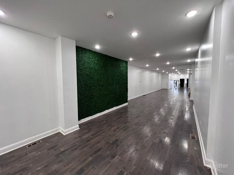  Lugar espacioso actualizado con pared de césped 