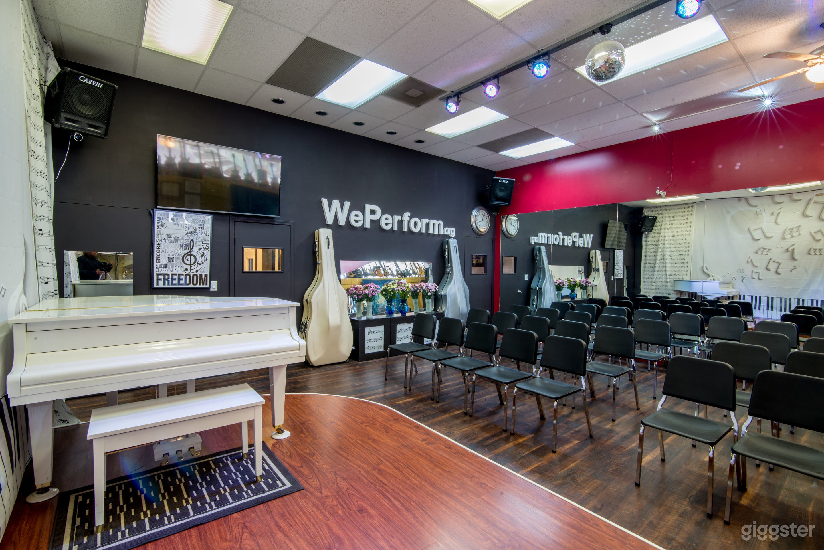 Perfect spot to host a music recital